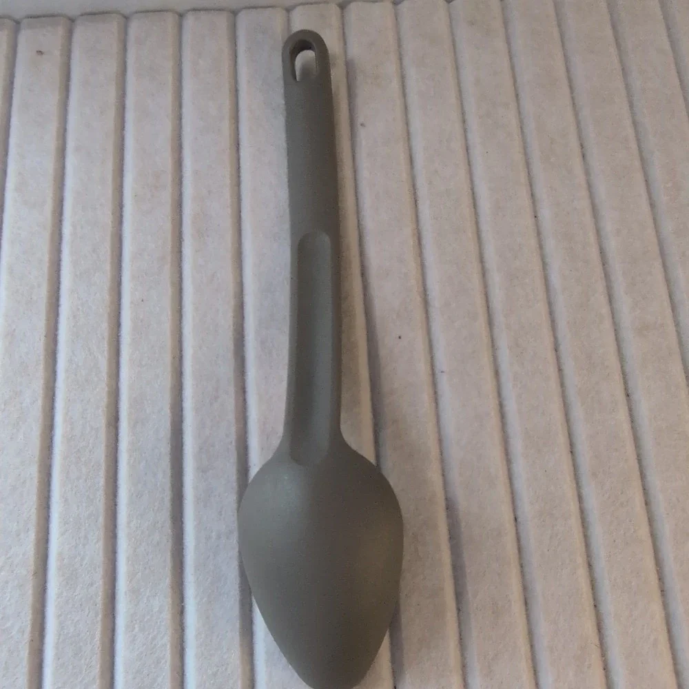 Rachael Ray Gray Plastic Cooking Spoon Kitchen Utensil
